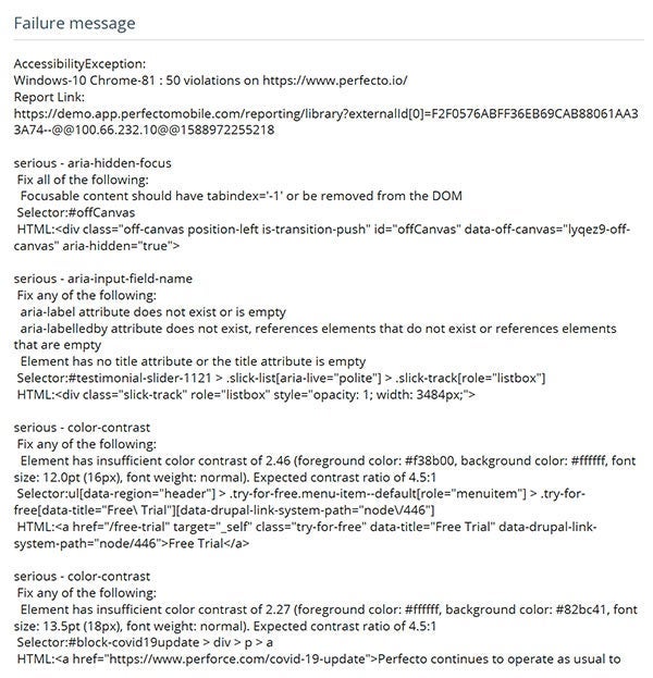 Accessibility Testing Use Cases