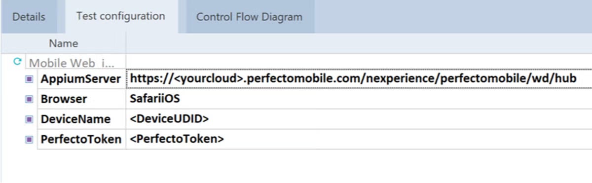 iOS devices screenshot, Tosa integration.
