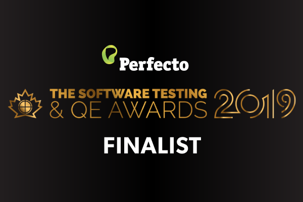 Perfecto Nominated for 2019 Software Testing & QE Awards