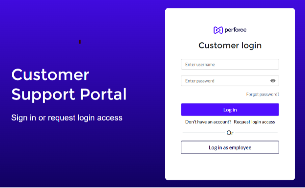 customer portal login