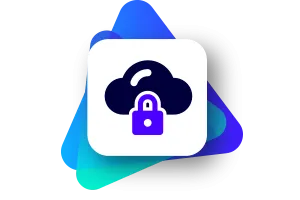 Private cloud icon