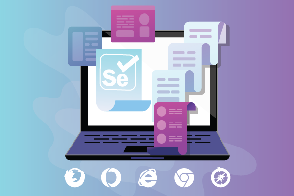 An illustration of cross-browser testing with Selenium.